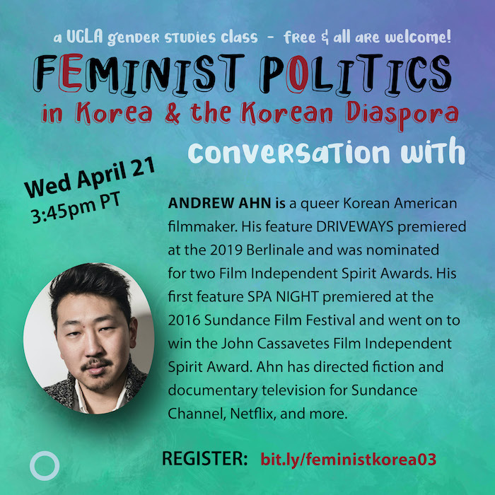 Andrew Ahn, April 21