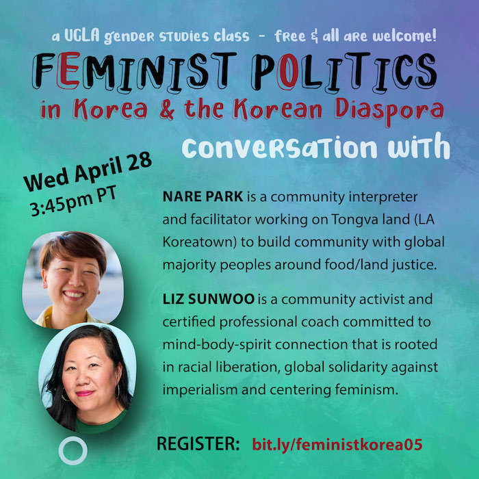 Nare Park & Liz Sunwoo, April 28